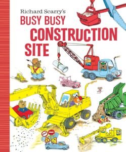 Richard Scarrys Busy Busy Construction Site by Richard Scarry book cover.