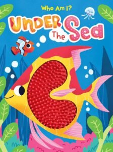 Under the Sea by Little Hippo Books sensory board book cover.